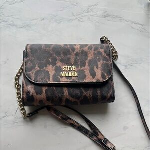 Steve Madden Leopard Print Crossbody Bag